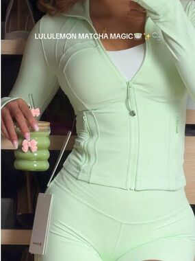 lululemon athletica matcha magic define jacket